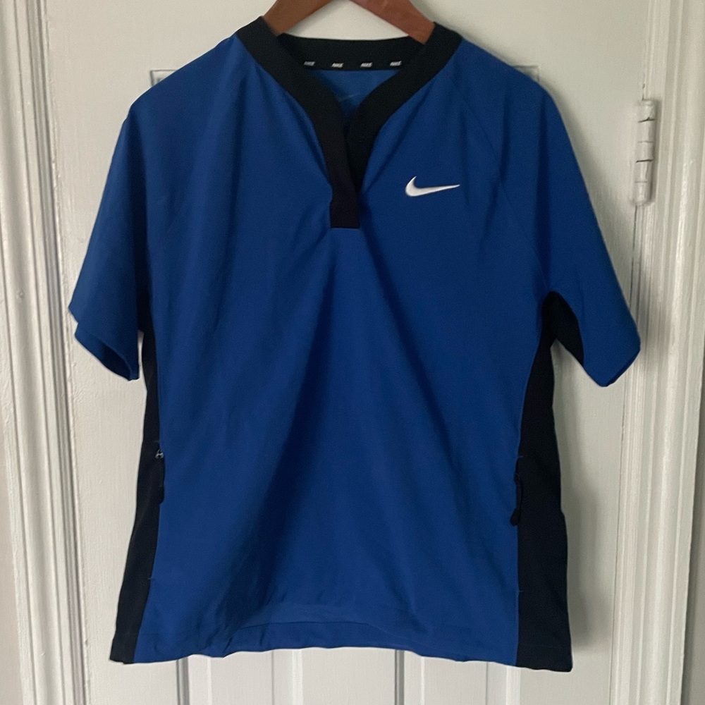 Nike Women’s Medium Softball Batting Jacket Royal Black New With Tags B5